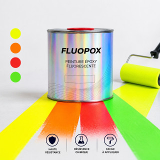 Tinta ep&oacute;xi fluorescente para pavimentos, escadas, dep&oacute;sitos e edif&iacute;cios de uso p&uacute;blico