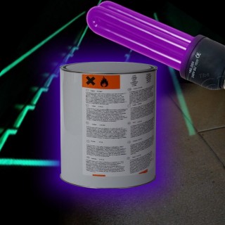 Tinta fluorescente ultravioleta SOLO PAREDE EPOXY