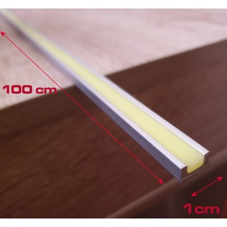 Inserção fosforescente para piso de alumínio 1 cm x 100 cm