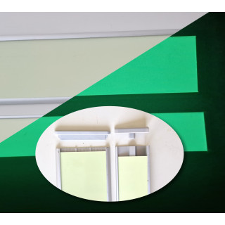 Perfil de sinalização em alumínio fotoluminescente para parte inferior