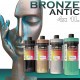 Tinta bronze patinado – sistema acrílico em 4 produtos