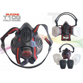 Respirador profissional de silicone para pintura T10G EN140