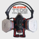 Respirador profissional de silicone para pintura T10G EN140
