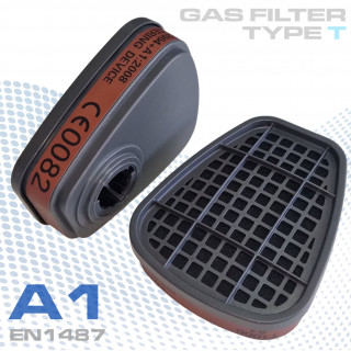 Filtros de carv&atilde;o ativado para m&aacute;scaras respirat&oacute;rias &ndash; Cartuchos para vapores, &aacute;cidos e amon&iacute;aco